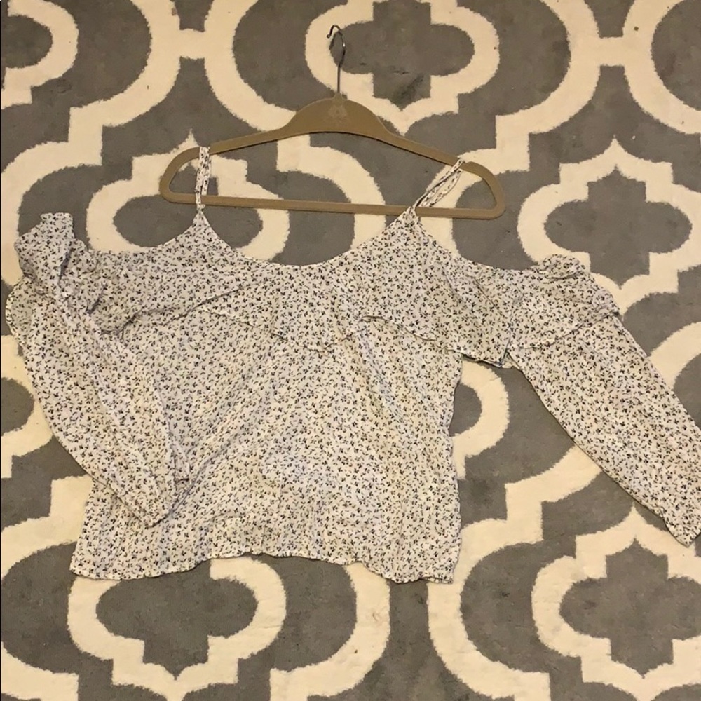 Abercrombie & Fitch cold shoulder top.